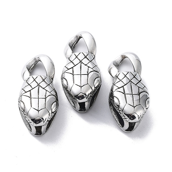 PandaHall 304 Stainless Steel Links Connectors, Snake, Antique Silver, 34.5x15x13mm, Hole: 6x9mm 304 Stainless Steel Snake
PandaHall 304 Stainless Steel Links Connectors, Snake, Antique Silver, 34.5x15x13mm, Hole: 6x9mm 304 Stainless Steel Snake