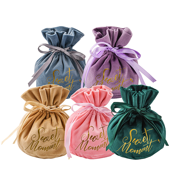 PandaHall 10Sets 5 Colors Velvet Jewelry Drawstring Gift Bags, Wedding Favor Candy Bags, with Beads, Word Sweet Moment, Mixed Color..., Multicolor
PandaHall 10Sets 5 Colors Velvet Jewelry Drawstring Gift Bags, Wedding Favor Candy Bags, with Beads, Word Sweet Moment, Mixed Color..., Multicolor