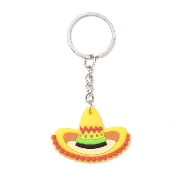 PandaHall Cartoon PVC Plastic Keychain, for Mexican Holiday Party Decoration Gift Keychain, Sombrero Charms, Hat Pattern, 9cm, Pendant..., Yellow
PandaHall Cartoon PVC Plastic Keychain, for Mexican Holiday Party Decoration Gift Keychain, Sombrero Charms, Hat Pattern, 9cm, Pendant..., Yellow