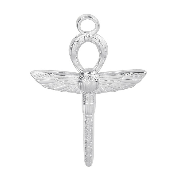 PandaHall 201 Stainless Steel Pendants, Ankh Cross with Dragonfly Charm, Stainless Steel Color, 30x22x2.5mm, Hole: 2.5mm 201 Stainless Steel...
PandaHall 201 Stainless Steel Pendants, Ankh Cross with Dragonfly Charm, Stainless Steel Color, 30x22x2.5mm, Hole: 2.5mm 201 Stainless Steel...