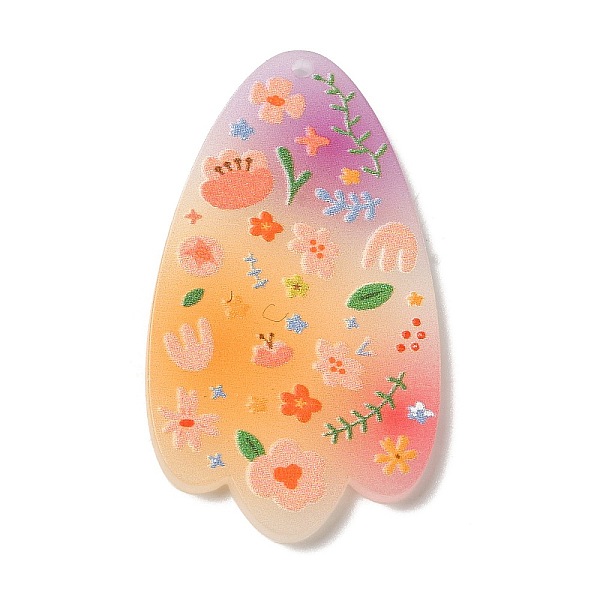 PandaHall Printed Acrylic Pendants, Flower Petals Charm, Colorful, 42.5x24x2.5mm, Hole: 1.6mm Acrylic Petaline
PandaHall Printed Acrylic Pendants, Flower Petals Charm, Colorful, 42.5x24x2.5mm, Hole: 1.6mm Acrylic Petaline