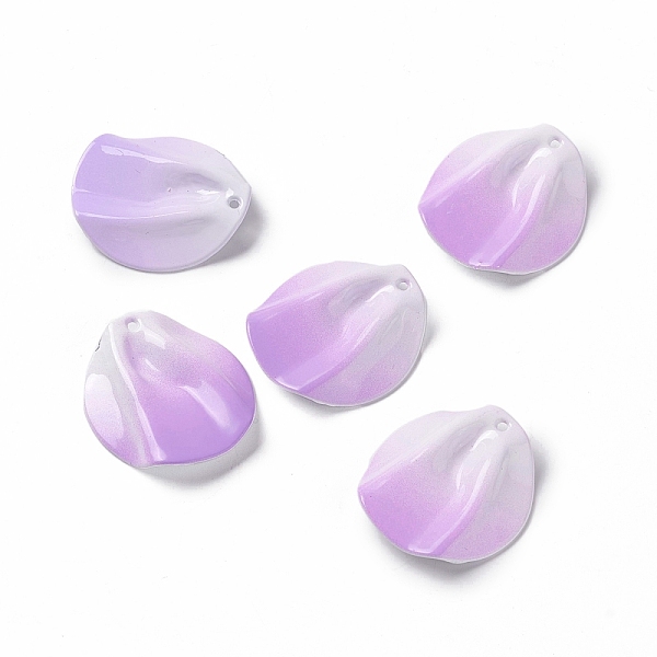 PandaHall Gradient Spray Painted Alloy Pendants, Petal, Lilac, 25x22.5x5mm, Hole: 1.2mm Alloy Petaline Purple
PandaHall Gradient Spray Painted Alloy Pendants, Petal, Lilac, 25x22.5x5mm, Hole: 1.2mm Alloy Petaline Purple