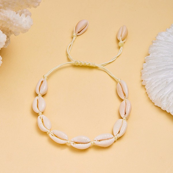 PandaHall Bohemian Shell Braided Bead Bracelets, Adjustable Summer Beach Vacation Bracelets for Women Shell
PandaHall Bohemian Shell Braided Bead Bracelets, Adjustable Summer Beach Vacation Bracelets for Women Shell