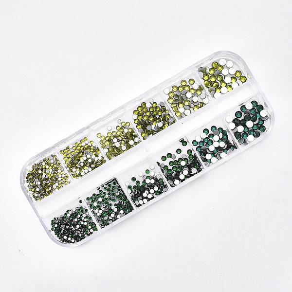 PandaHall Glass Rhinestone Cabochons, Nail Art Decoration Accessories, Half Round, Mixed Color, 1.5~4x1~1.5mm, about 0.6g/compartment Glass..., Multicolor
PandaHall Glass Rhinestone Cabochons, Nail Art Decoration Accessories, Half Round, Mixed Color, 1.5~4x1~1.5mm, about 0.6g/compartment Glass..., Multicolor