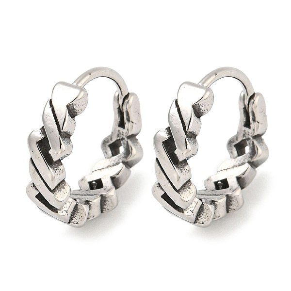 PandaHall 316 Surgical Stainless Steel Hoop Earrings for Women and Men, Ring, Antique Silver, 14.5x4.5mm 304 Stainless Steel Ring
PandaHall 316 Surgical Stainless Steel Hoop Earrings for Women and Men, Ring, Antique Silver, 14.5x4.5mm 304 Stainless Steel Ring