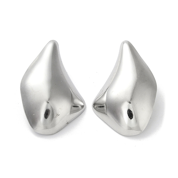 PandaHall 304 Stainless Steel Stud Earrings for Women, Stainless Steel Color, 38x25mm 304 Stainless Steel
PandaHall 304 Stainless Steel Stud Earrings for Women, Stainless Steel Color, 38x25mm 304 Stainless Steel