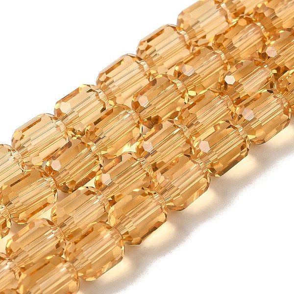 PandaHall Glass Beads Strands, Faceted Barrel, Sandy Brown, 7x6mm, Hole: 1mm, about 78~79pcs/strand, 21.26~21.46 inch(54~54.5cm) Glass...
PandaHall Glass Beads Strands, Faceted Barrel, Sandy Brown, 7x6mm, Hole: 1mm, about 78~79pcs/strand, 21.26~21.46 inch(54~54.5cm) Glass...