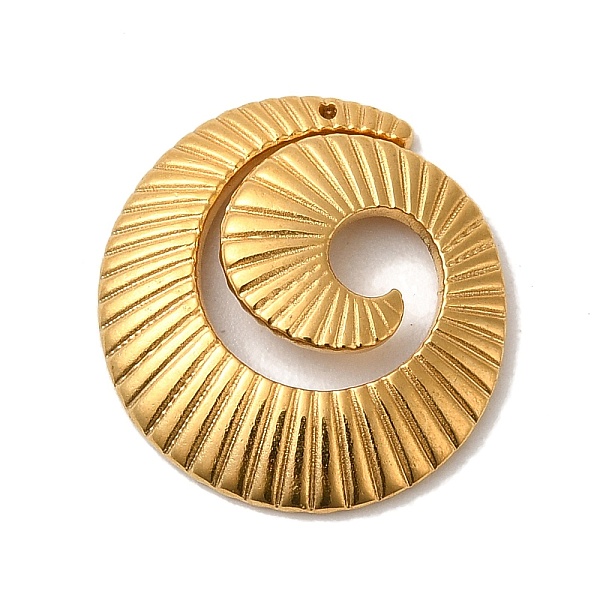 PandaHall 304 Stainless Steel Pendants, Spiral Charm, Golden, 12.5x16.5x2.5mm, Hole: 0.5mm 304 Stainless Steel Others
PandaHall 304 Stainless Steel Pendants, Spiral Charm, Golden, 12.5x16.5x2.5mm, Hole: 0.5mm 304 Stainless Steel Others