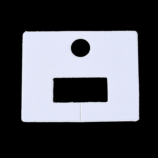 PandaHall Rectangle Paper Claw Hair Clip Display Cards, White, 4.9x6x0.05cm, Hole: 10mm and 13x28mm. Paper Rectangle White
PandaHall Rectangle Paper Claw Hair Clip Display Cards, White, 4.9x6x0.05cm, Hole: 10mm and 13x28mm. Paper Rectangle White