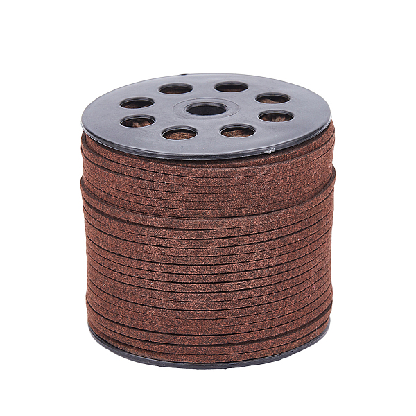 PandaHall 90M Flat Faux Suede Cord, Faux Suede Lace, Coconut Brown, 3x1.2mm, about 98.43 Yards(90m)/Roll Faux Suede
PandaHall 90M Flat Faux Suede Cord, Faux Suede Lace, Coconut Brown, 3x1.2mm, about 98.43 Yards(90m)/Roll Faux Suede