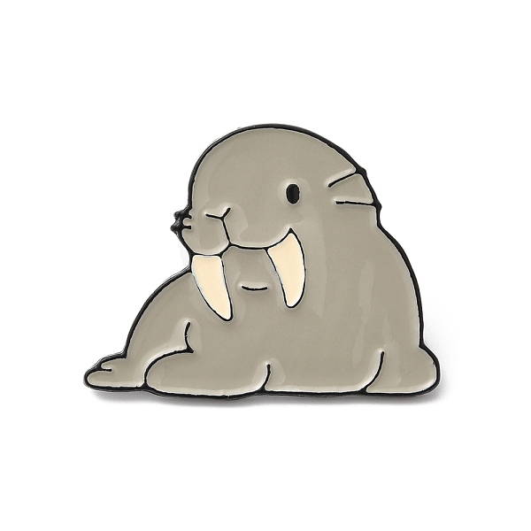 PandaHall Alloy Brooches, Enamel Pins, for Backpack Cloth, Marine Life, Walrus, Dark Cyan, 28x37x1.5mm Alloy Walrus
PandaHall Alloy Brooches, Enamel Pins, for Backpack Cloth, Marine Life, Walrus, Dark Cyan, 28x37x1.5mm Alloy Walrus