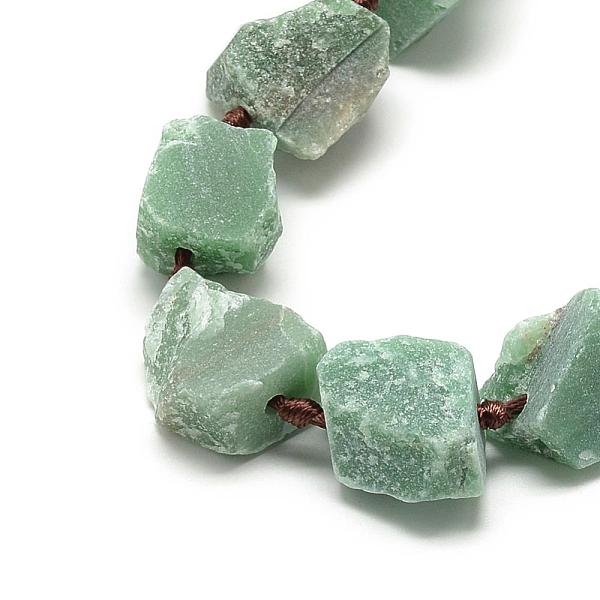 PandaHall Natural Green Aventurine Beads Strands, Nuggets, 10~27x17~33x17~33mm, Hole: 2~2.5mm, about 12~15pcs/strand, 15.7 inch Green...
PandaHall Natural Green Aventurine Beads Strands, Nuggets, 10~27x17~33x17~33mm, Hole: 2~2.5mm, about 12~15pcs/strand, 15.7 inch Green...
