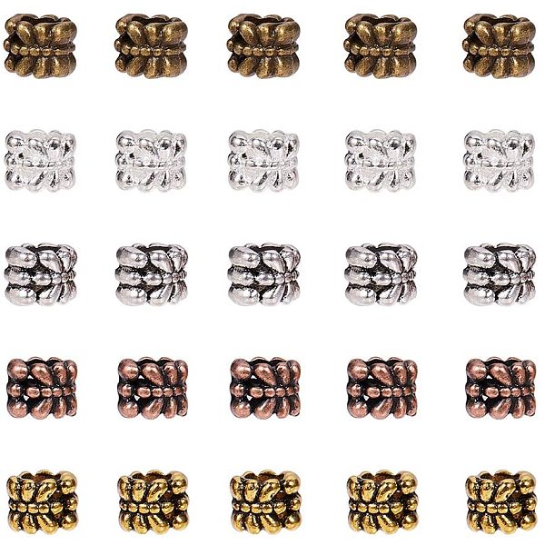 PandaHall Tibetan Style Alloy European Beads, Large Hole Beads, Column with Flower, Mixed Color, 6.5x7.5mm, Hole: 4.5mm, 200pcs/box Alloy...
PandaHall Tibetan Style Alloy European Beads, Large Hole Beads, Column with Flower, Mixed Color, 6.5x7.5mm, Hole: 4.5mm, 200pcs/box Alloy...