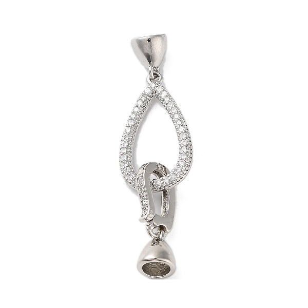 PandaHall Rack Plating Brass Micro Pave Cubic Zirconia Fold Over Clasps, Cadmium Free & Lead Free, Long-Lasting Plated, Platinum, 47mm..., Clear
PandaHall Rack Plating Brass Micro Pave Cubic Zirconia Fold Over Clasps, Cadmium Free & Lead Free, Long-Lasting Plated, Platinum, 47mm..., Clear