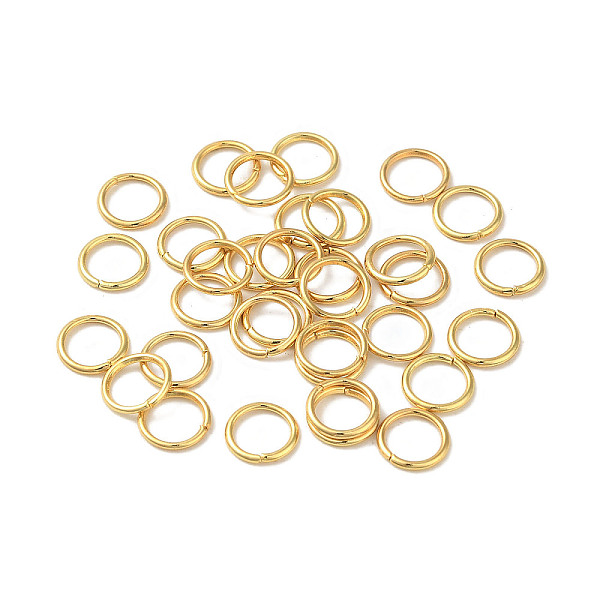 PandaHall 304 Stainless Steel Open Jump Rings, Flat Round, Real 18K Gold Plated, 6x0.7mm, Inner Diameter: 4.5mm 304 Stainless Steel Flat...
PandaHall 304 Stainless Steel Open Jump Rings, Flat Round, Real 18K Gold Plated, 6x0.7mm, Inner Diameter: 4.5mm 304 Stainless Steel Flat...