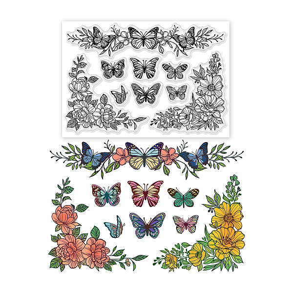 PandaHall BENECREAT Butterfly Clear Stamps Butterfly Flowers Farm PVC Silicone Stamps for for DIY Scrapbooking, Photo Album Decorative...
PandaHall BENECREAT Butterfly Clear Stamps Butterfly Flowers Farm PVC Silicone Stamps for for DIY Scrapbooking, Photo Album Decorative...