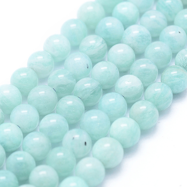 PandaHall Natural Amazonite Beads Strands, Round, 5mm, Hole: 0.5mm, about 81pcs/strand, 15.7 inch(40cm) Amazonite Round Green
PandaHall Natural Amazonite Beads Strands, Round, 5mm, Hole: 0.5mm, about 81pcs/strand, 15.7 inch(40cm) Amazonite Round Green