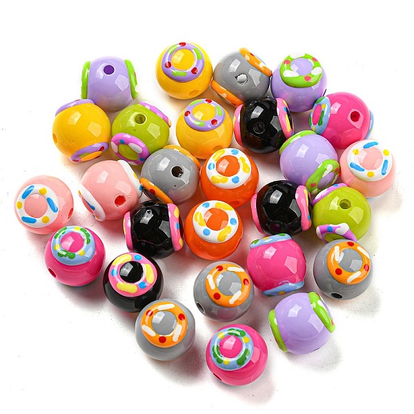 PandaHall Opaque Acrylic Beads, with Enamel, Round, Mixed Color, 16mm Acrylic Round Multicolor
PandaHall Opaque Acrylic Beads, with Enamel, Round, Mixed Color, 16mm Acrylic Round Multicolor