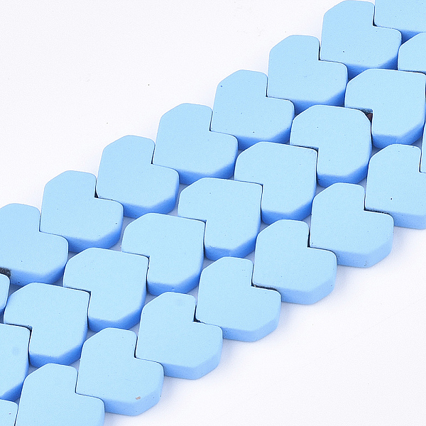 PandaHall Spray Painted Non-magnetic Synthetic Hematite Beads Strands, Heart, Deep Sky Blue, 7.5x8x2.5mm, Hole: 0.7mm, about 50pcs/strand...
PandaHall Spray Painted Non-magnetic Synthetic Hematite Beads Strands, Heart, Deep Sky Blue, 7.5x8x2.5mm, Hole: 0.7mm, about 50pcs/strand...