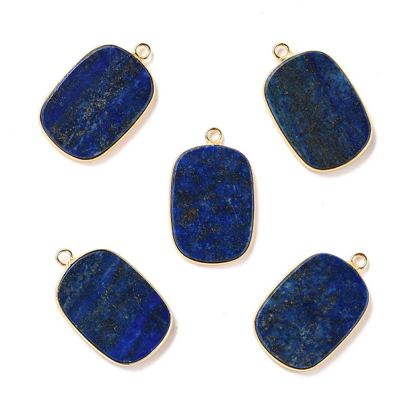 PandaHall Natural Lapis Lazuli Pendants, with Golden Brass Findings, Rectangle, 27~28x17x3~3.5mm, Hole: 2mm Lapis Lazuli Rectangle
PandaHall Natural Lapis Lazuli Pendants, with Golden Brass Findings, Rectangle, 27~28x17x3~3.5mm, Hole: 2mm Lapis Lazuli Rectangle