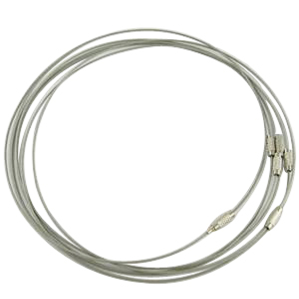 PandaHall Steel Wire Bracelet Making, with Alloy Clasp, Gray, Size: about 1mm thick, 62mm inner diameter Steel Silver
PandaHall Steel Wire Bracelet Making, with Alloy Clasp, Gray, Size: about 1mm thick, 62mm inner diameter Steel Silver