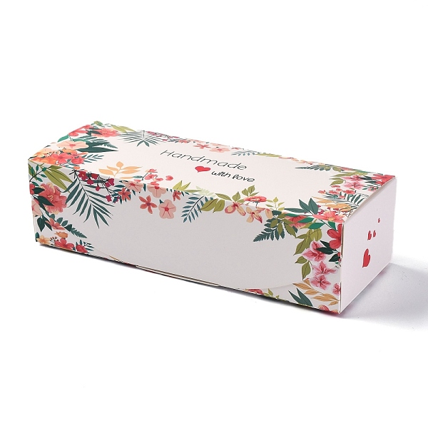 PandaHall Handmade Printed Gift Box, Rectangle with Flower Pattern, White, 7-1/2x2-3/4x2 inch(19.1x7x5cm) Paper Rectangle White
PandaHall Handmade Printed Gift Box, Rectangle with Flower Pattern, White, 7-1/2x2-3/4x2 inch(19.1x7x5cm) Paper Rectangle White