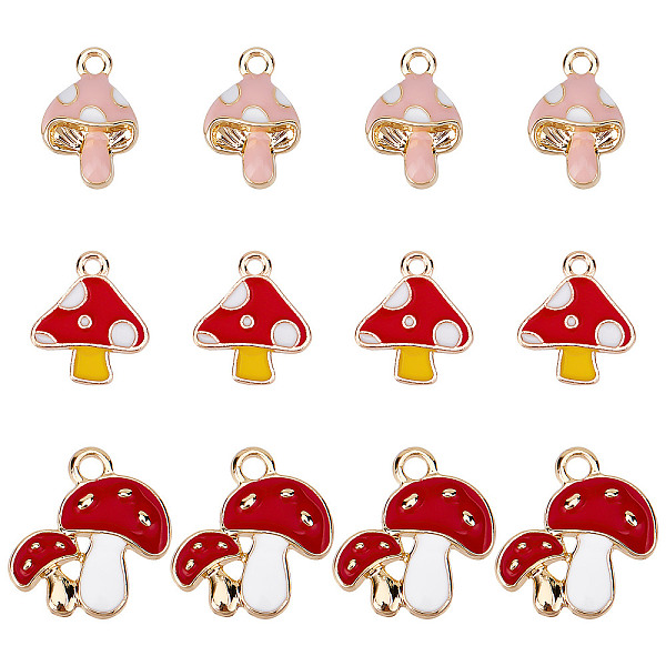 PandaHall SUNNYCLUE 1 Box 60Pcs Red Mushroom Charm Mushrooms Charms Gold Enamel Food Plants Fairy Charm Spring Charms for Jewelry Making..., Multicolor
PandaHall SUNNYCLUE 1 Box 60Pcs Red Mushroom Charm Mushrooms Charms Gold Enamel Food Plants Fairy Charm Spring Charms for Jewelry Making..., Multicolor