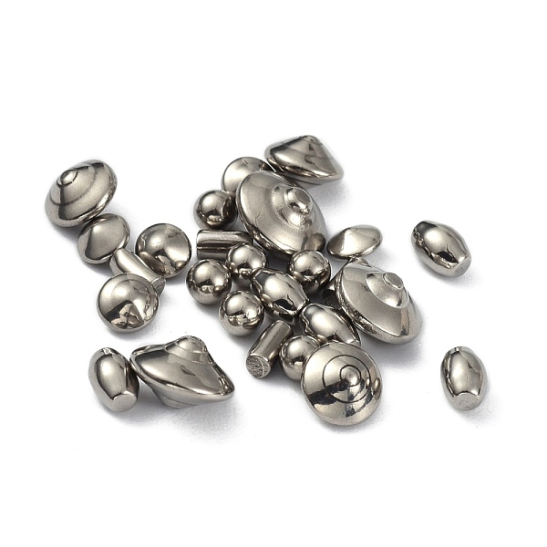 PandaHall Stainless Steel Beads, No Hole, Mixed Shapes, Stainless Steel Color, 3~8x3~8x3~5mm, about 1218pcs/300g Stainless Steel Mixed...
PandaHall Stainless Steel Beads, No Hole, Mixed Shapes, Stainless Steel Color, 3~8x3~8x3~5mm, about 1218pcs/300g Stainless Steel Mixed...