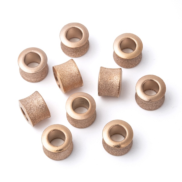 PandaHall Stainless Steel Textured Beads, Large Hole Column Beads, Rose Gold, 9x11mm, One Hole: 5.8mm, Another Hole: 6.1mm Stainless Steel...
PandaHall Stainless Steel Textured Beads, Large Hole Column Beads, Rose Gold, 9x11mm, One Hole: 5.8mm, Another Hole: 6.1mm Stainless Steel...