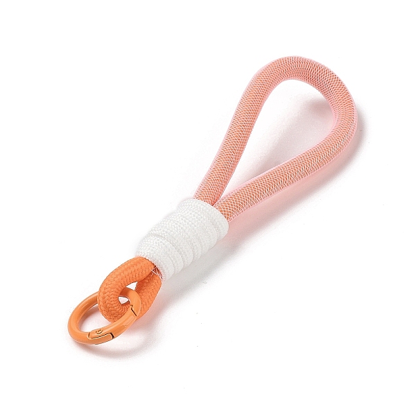 PandaHall Braided Nylon Strap, Alloy Clasp for Key Chain Bag Phone Lanyard, Orange, 155mm Nylon Orange
PandaHall Braided Nylon Strap, Alloy Clasp for Key Chain Bag Phone Lanyard, Orange, 155mm Nylon Orange