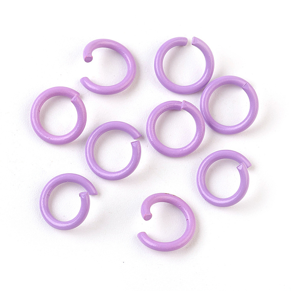 PandaHall Iron Jump Rings, Open Jump Rings, Violet, 17 Gauge, 8~8.5x1.2mm, Inner Diameter: 5~6mm Iron Purple
PandaHall Iron Jump Rings, Open Jump Rings, Violet, 17 Gauge, 8~8.5x1.2mm, Inner Diameter: 5~6mm Iron Purple