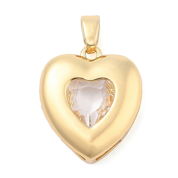 PandaHall Rack Plating Brass Pendants, Glass Charms, Long-Lasting Plated, Cadmium Free & Lead Free, Real 18K Gold Plated, Heart, Clear...
PandaHall Rack Plating Brass Pendants, Glass Charms, Long-Lasting Plated, Cadmium Free & Lead Free, Real 18K Gold Plated, Heart, Clear...