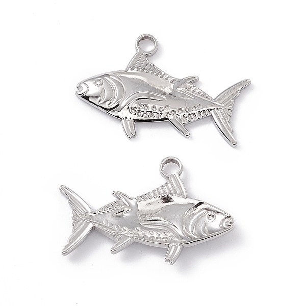PandaHall 304 Stainless Steel Pendants, Fish Charms, Stainless Steel Color, 19x29x3mm, Hole: 3mm 304 Stainless Steel Fish
PandaHall 304 Stainless Steel Pendants, Fish Charms, Stainless Steel Color, 19x29x3mm, Hole: 3mm 304 Stainless Steel Fish