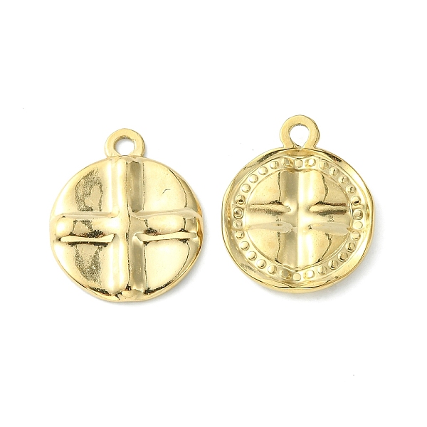 PandaHall 304 Stainless Steel Pendants, Flat Round with Cross Charms, Real 14K Gold Plated, 19x16x2mm, Hole: 1.6mm 304 Stainless Steel Flat...
PandaHall 304 Stainless Steel Pendants, Flat Round with Cross Charms, Real 14K Gold Plated, 19x16x2mm, Hole: 1.6mm 304 Stainless Steel Flat...