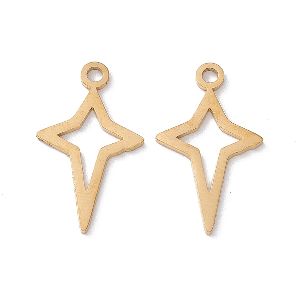 PandaHall Vacuum Plating 304 Stainless Steel Pendants, Star, Golden, 19.5x11x0.5mm, Hole: 1.6mm 304 Stainless Steel Star
PandaHall Vacuum Plating 304 Stainless Steel Pendants, Star, Golden, 19.5x11x0.5mm, Hole: 1.6mm 304 Stainless Steel Star