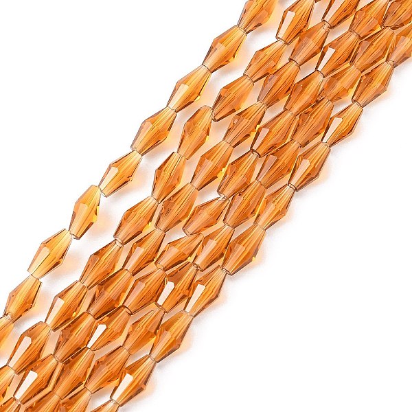 PandaHall Glass Beads Strands, Faceted, Bicone, Saddle Brown, 8x4x4mm, Hole: 1mm Glass Bicone Brown
PandaHall Glass Beads Strands, Faceted, Bicone, Saddle Brown, 8x4x4mm, Hole: 1mm Glass Bicone Brown