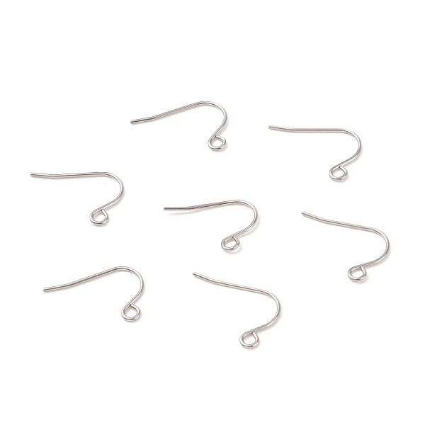PandaHall 316 Surgical Stainless Steel Earring Hooks, Ear Wire, with Horizontal Loop, Stainless Steel Color, 17mm, Hole: 1.8mm, 21 Gauge...
PandaHall 316 Surgical Stainless Steel Earring Hooks, Ear Wire, with Horizontal Loop, Stainless Steel Color, 17mm, Hole: 1.8mm, 21 Gauge...
