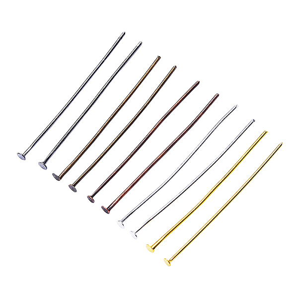 PandaHall 200Pcs 5 Colors Iron Flat Head Pins, Cadmium Free & Lead Free, Mixed Color, 38x0.7mm, 40pcs/Color Iron
PandaHall 200Pcs 5 Colors Iron Flat Head Pins, Cadmium Free & Lead Free, Mixed Color, 38x0.7mm, 40pcs/Color Iron