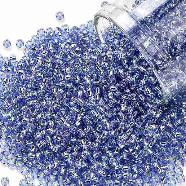 PandaHall TOHO Round Seed Beads, Japanese Seed Beads, (33) Silver Lined Light Sapphire, 11/0, 2.2mm, Hole: 0.8mm, about 1103pcs/10g Glass..., Blue
PandaHall TOHO Round Seed Beads, Japanese Seed Beads, (33) Silver Lined Light Sapphire, 11/0, 2.2mm, Hole: 0.8mm, about 1103pcs/10g Glass..., Blue
