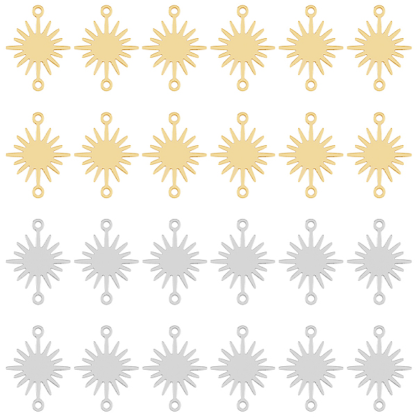 PandaHall HOBBIESAY 60Pcs 2 Colors Brass Connector Charms, Sun Links, Mixed Color, 13x17.5x0.7mm, Hole: 1.2mm, 30pcs/color Brass Sun
PandaHall HOBBIESAY 60Pcs 2 Colors Brass Connector Charms, Sun Links, Mixed Color, 13x17.5x0.7mm, Hole: 1.2mm, 30pcs/color Brass Sun