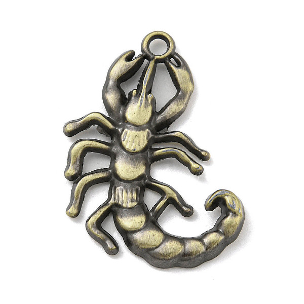 PandaHall Tibetan Style Alloy Pendants, Scorpion Shape, Antique Bronze, 39x29~30x4mm, Hole: 3mm Alloy Scorpion
PandaHall Tibetan Style Alloy Pendants, Scorpion Shape, Antique Bronze, 39x29~30x4mm, Hole: 3mm Alloy Scorpion