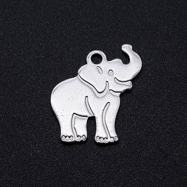 PandaHall 201 Stainless Steel Pendants, Elephant, Stainless Steel Color, 15x14.5x1mm, Hole: 1.5mm 201 Stainless Steel Elephant
PandaHall 201 Stainless Steel Pendants, Elephant, Stainless Steel Color, 15x14.5x1mm, Hole: 1.5mm 201 Stainless Steel Elephant