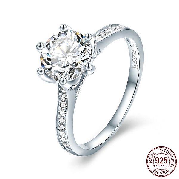 PandaHall Rhodium Plated 925 Sterling Silver Couple Rings, with Cubic Zirconia, with 925 Stamp, Clear, Size 6, 16mm Sterling Silver Clear
PandaHall Rhodium Plated 925 Sterling Silver Couple Rings, with Cubic Zirconia, with 925 Stamp, Clear, Size 6, 16mm Sterling Silver Clear