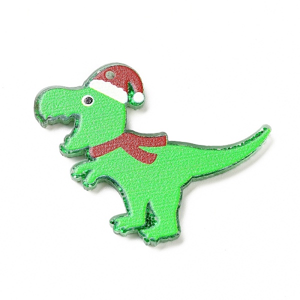 PandaHall Printed Acrylic Pendants, with Glitter Sequins, for Christmas, Dinosaur with Christmas Hat Charm, Lime, 36x33x2.5mm, Hole: 1.8mm..., Green
PandaHall Printed Acrylic Pendants, with Glitter Sequins, for Christmas, Dinosaur with Christmas Hat Charm, Lime, 36x33x2.5mm, Hole: 1.8mm..., Green