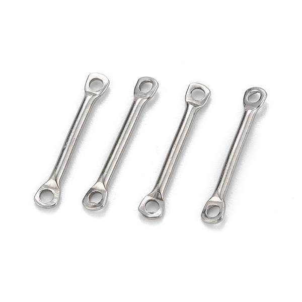 PandaHall 304 Stainless Steel Link Connectors, Rectangle, Stainless Steel Color, 15x2x1.2mm, Hole: 1.2mm 304 Stainless Steel Rectangle
PandaHall 304 Stainless Steel Link Connectors, Rectangle, Stainless Steel Color, 15x2x1.2mm, Hole: 1.2mm 304 Stainless Steel Rectangle