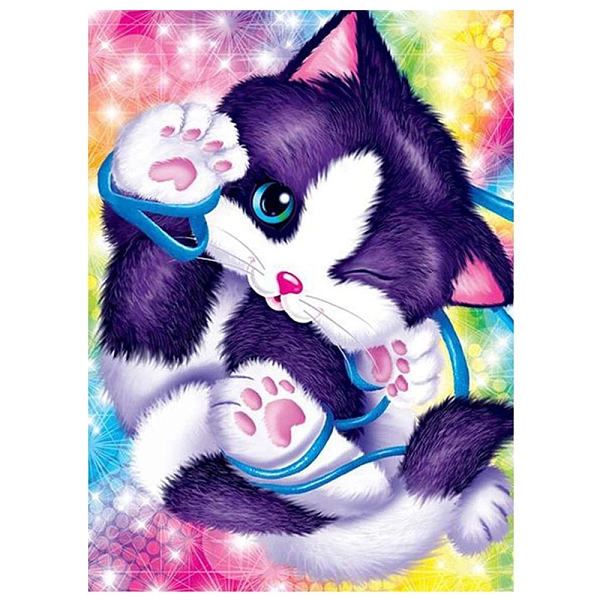 PandaHall Cat Shape DIY Diamond Painting Kits, with Resin Rhinestones, Diamond Sticky Pen, Tray Plate and Glue Clay, Indigo, 400x300mm Resin..., Purple
PandaHall Cat Shape DIY Diamond Painting Kits, with Resin Rhinestones, Diamond Sticky Pen, Tray Plate and Glue Clay, Indigo, 400x300mm Resin..., Purple