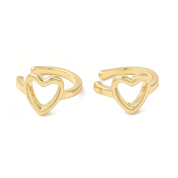 PandaHall Real 18K Gold Plated Brass Cuff Earrings for Women, Heart, 11.5x7mm Brass Heart
PandaHall Real 18K Gold Plated Brass Cuff Earrings for Women, Heart, 11.5x7mm Brass Heart