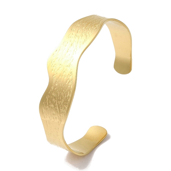 PandaHall 304 Stainless Steel Open Cuff Bangles for Women, Real 18K Gold Plated, Inner Diameter: 1-7/8~2-3/8 inch(4.7~6cm), 16.5mm 304...
PandaHall 304 Stainless Steel Open Cuff Bangles for Women, Real 18K Gold Plated, Inner Diameter: 1-7/8~2-3/8 inch(4.7~6cm), 16.5mm 304...