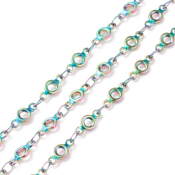 PandaHall Rainbow Color 304 Stainless Steel Link Chains, Soldered, Ring, 9x4x1mm 304 Stainless Steel
PandaHall Rainbow Color 304 Stainless Steel Link Chains, Soldered, Ring, 9x4x1mm 304 Stainless Steel