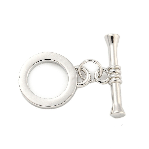 PandaHall Brass Toggle Clasps, Ring, Platinum, Ring: 17.5x14x2mm, Hole: 2x2.8mm, Bar: 20.x7x3.7mm, Hole: 2mm Brass Ring
PandaHall Brass Toggle Clasps, Ring, Platinum, Ring: 17.5x14x2mm, Hole: 2x2.8mm, Bar: 20.x7x3.7mm, Hole: 2mm Brass Ring